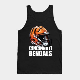 Cincinnati Bengals Helmet Tank Top